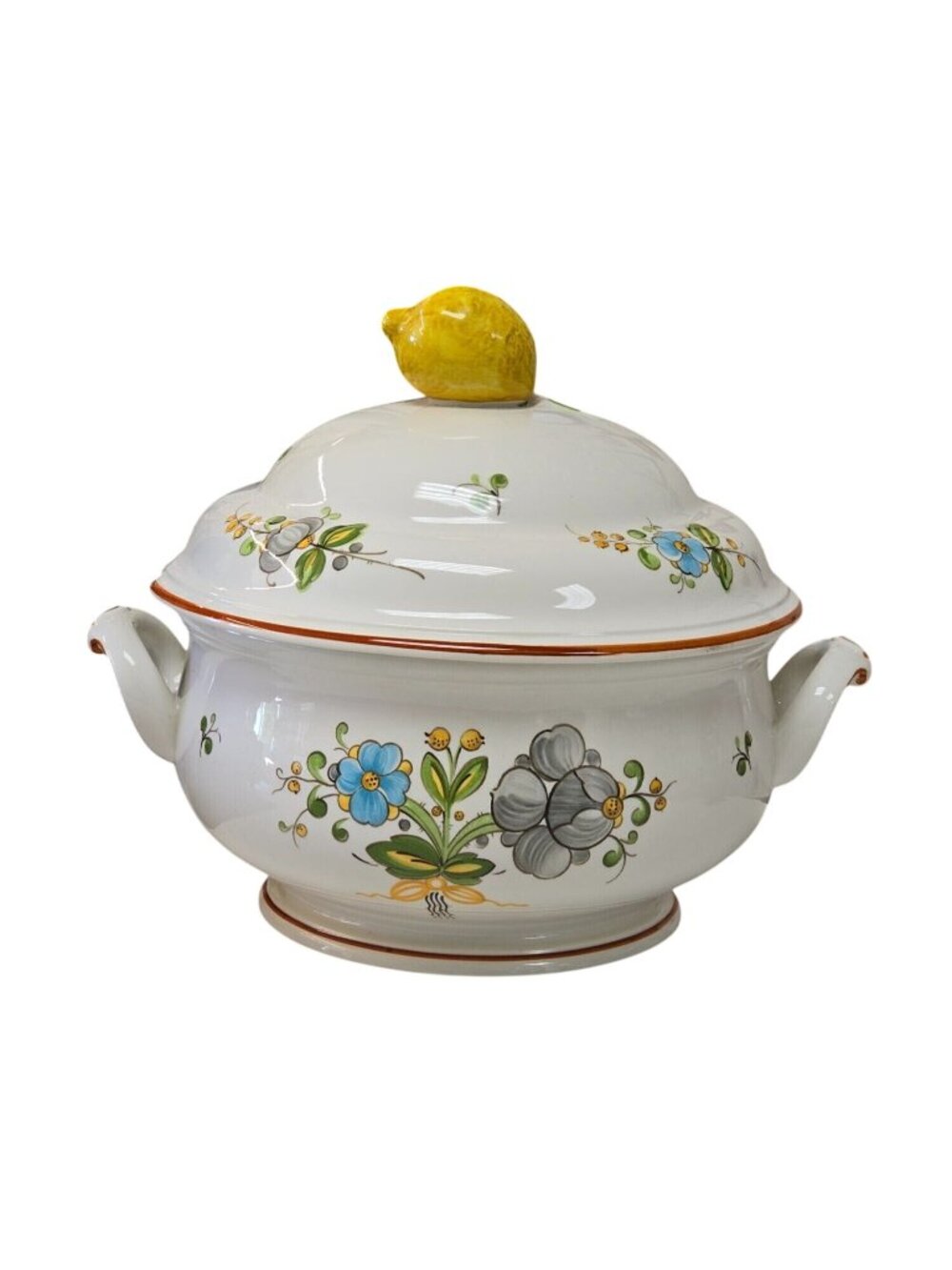 Villeroy & Boch Louisiana Tureen w/ Lid Lemon Knob – Vitro Porzellan Germany
